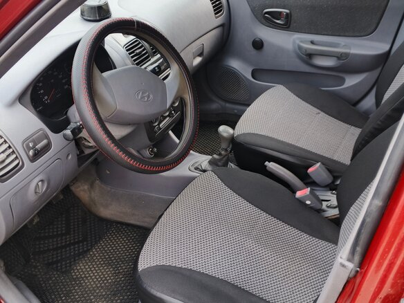 2004 Hyundai Accent ТагАЗ II, красный - вид 5