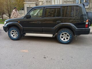 1998 Toyota Land Cruiser Prado 90 Series, чёрный, 1300000 рублей, вид 3