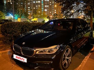 2016 BMW 7 серии 750d xDrive VI (G11/G12), чёрный, 3900000 рублей, вид 2