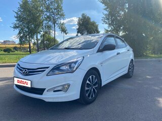 2014 Hyundai Solaris I Рестайлинг, белый, 1120000 рублей, вид 1