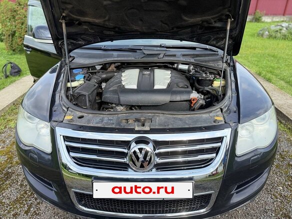 2008 Volkswagen Touareg I Рестайлинг, чёрный, 1549000 рублей - вид 4