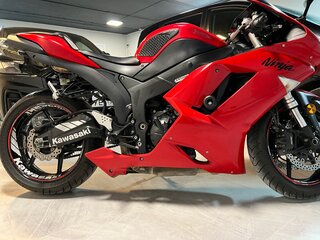 2007 Kawasaki ZX-6 Ninja, красный, 649000 рублей, вид 3