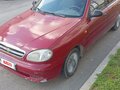 2008 Chevrolet Lanos I, красный, 100000 рублей