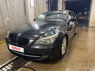 2007 BMW 5 серии 525i V (E60/E61) Рестайлинг, чёрный, 1300000 рублей, вид 1