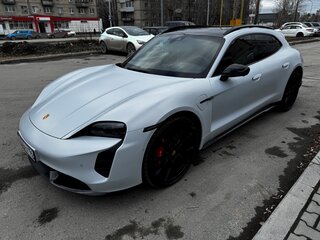 2022 Porsche Taycan GTS Sport Turismo I, серебристый, 12900000 рублей, вид 4