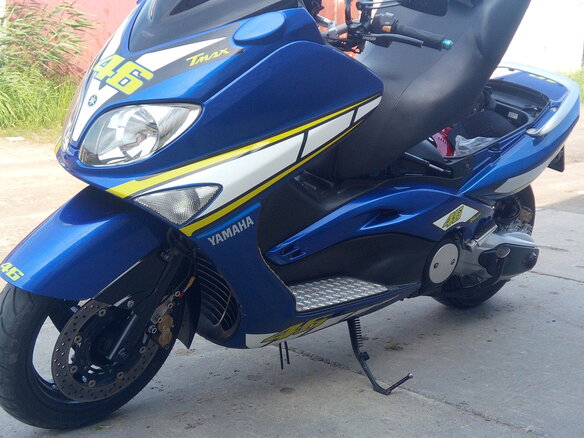 2002 Yamaha TMAX, синий, 320000 рублей - вид 2