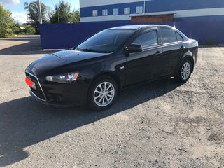 2014 Mitsubishi Lancer X Рестайлинг, чёрный, 980000 рублей, вид 2