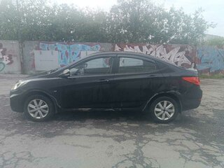 2012 Hyundai Solaris I, чёрный, 450000 рублей, вид 2