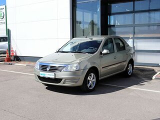 2013 Renault Logan I Рестайлинг, бежевый, 359000 рублей, вид 1