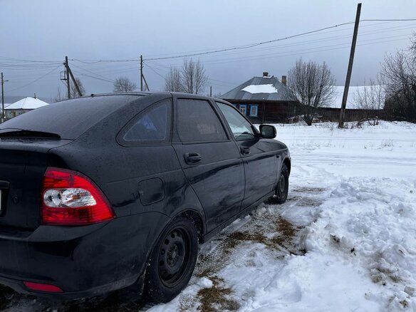 2009 Lada (ВАЗ) Priora I, чёрный, 300000 рублей - вид 7