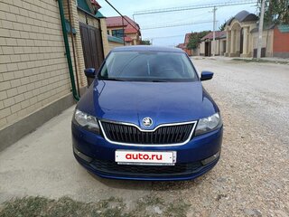 2019 Skoda Rapid I Рестайлинг, синий, 890000 рублей, вид 1