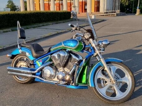 2011 Honda VT 1300CS Sabre, синий, 690000 рублей, вид 1