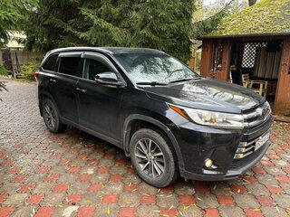 2019 Toyota Highlander III (XU50) Рестайлинг, чёрный, 3250000 рублей, вид 3