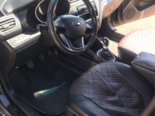 2013 Kia Rio III, чёрный, 590000 рублей, вид 5