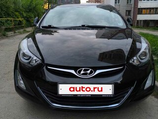 2014 Hyundai Elantra V (MD) Рестайлинг, чёрный, 1550000 рублей, вид 1