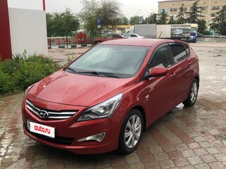 2016 Hyundai Solaris I Рестайлинг, красный, 1200000 рублей, вид 1