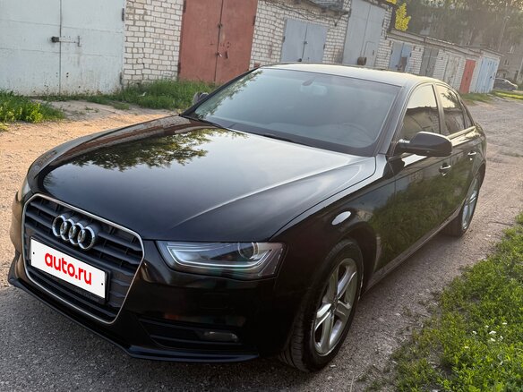2013 Audi A4 IV (B8) Рестайлинг, чёрный, 1000000 рублей