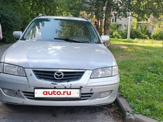 2002 Mazda 626 V (GF), серебристый, 110000 рублей, вид 2