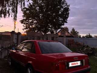 1991 Audi 100 IV (C4), красный, 140000 рублей, вид 2