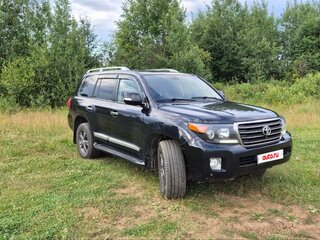 2014 Toyota Land Cruiser 200 Series Рестайлинг 1, чёрный, 3700000 рублей, вид 3