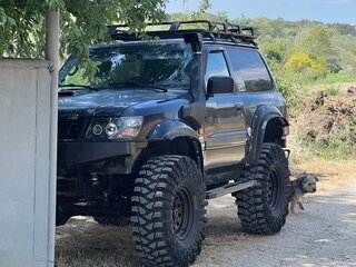 1998 Nissan Patrol V (Y61), синий, 1700000 рублей, вид 1