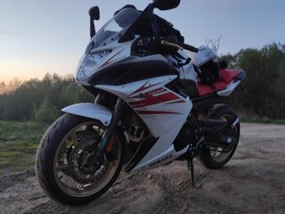 2011 Yamaha XJ6 (FZ6R), белый, 395000 рублей, вид 3