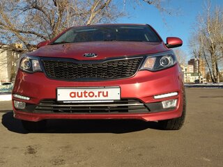2016 Kia Rio III Рестайлинг, красный, 1300000 рублей, вид 2