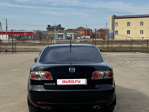 2006 Mazda 6 I (GG) Рестайлинг, чёрный, 520000 рублей - вид 5