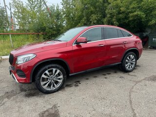 2017 Mercedes-Benz GLE Coupe 350 d I (C292), красный, 4190000 рублей, вид 4