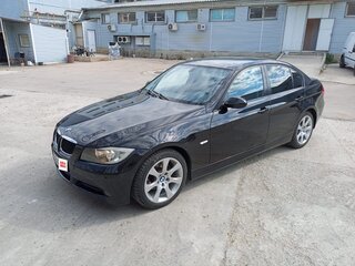 2006 BMW 3 серии 318i V (E90/E91/E92/E93), чёрный, 1100000 рублей, вид 2