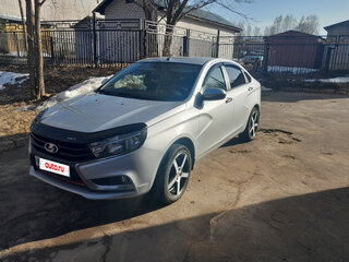 2017 Lada (ВАЗ) Vesta I, серебристый, 700000 рублей, вид 1