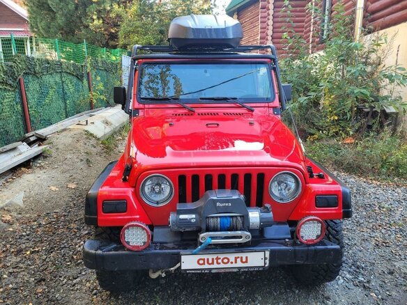 1997 Jeep Wrangler II (TJ), пурпурный, 1800000 рублей - вид 1