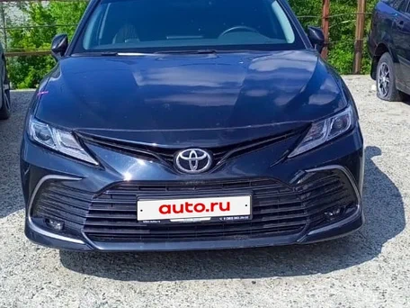 2021 Toyota Camry VIII (XV70) Рестайлинг, чёрный, 2626800 рублей, вид 1