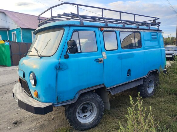 1999 УАЗ 3909, голубой, 859000 рублей - вид 1