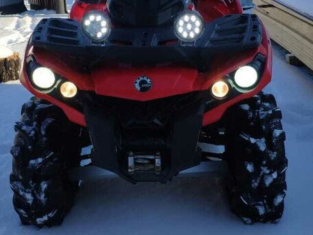 2012 BRP Can-Am Outlander MAX 500, красный, 840000 рублей, вид 3