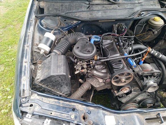 1992 Audi 100 IV (C4), синий, 100000 рублей - вид 15