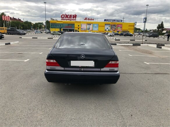 1994 Mercedes-Benz S-Класс 320 Long 4-speed III (W140), синий, 2700000 рублей - вид 1