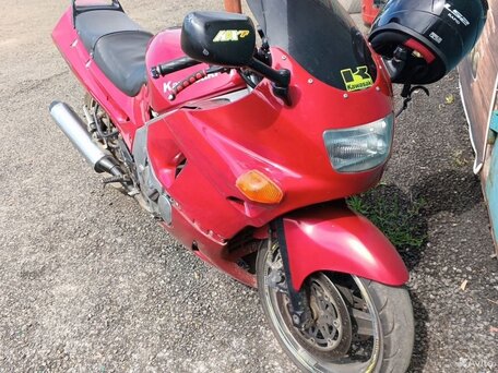 1998 Kawasaki ZZR 400, красный, 200000 рублей, вид 3
