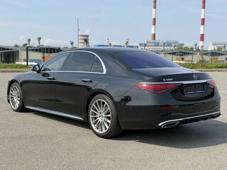 2020 Mercedes-Benz S-Класс 500 4MATIC VII (W223), чёрный, 9780000 рублей, вид 4