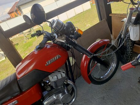 1989 Jawa 350/638, красный, 200001 рублей, вид 5