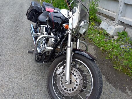 1999 Yamaha XVS1100, чёрный, 600000 рублей, вид 2