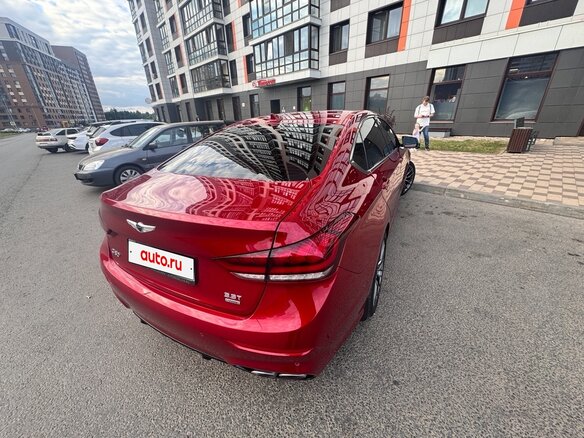 2019 Genesis G80 I, красный, 2900000 рублей - вид 3