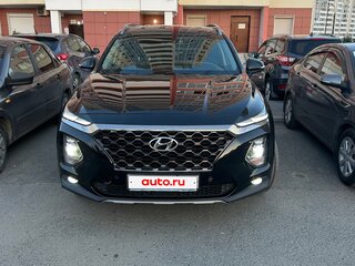 2019 Hyundai Santa Fe IV, чёрный, 3300000 рублей, вид 2