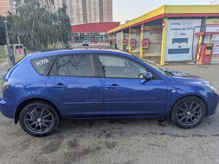 2007 Mazda 3 I (BK) Рестайлинг, синий, 650000 рублей, вид 4