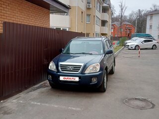 2010 Chery Tiggo (T11) I, синий, 450000 рублей, вид 5