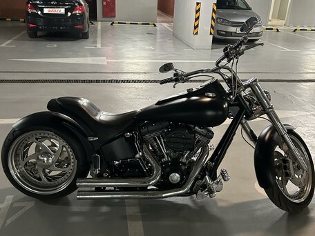 2003 Harley-Davidson Fat Boy, чёрный, 900000 рублей, вид 2