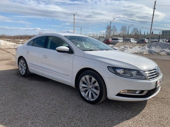 2012 Volkswagen Passat CC I Рестайлинг, белый, 1327000 рублей