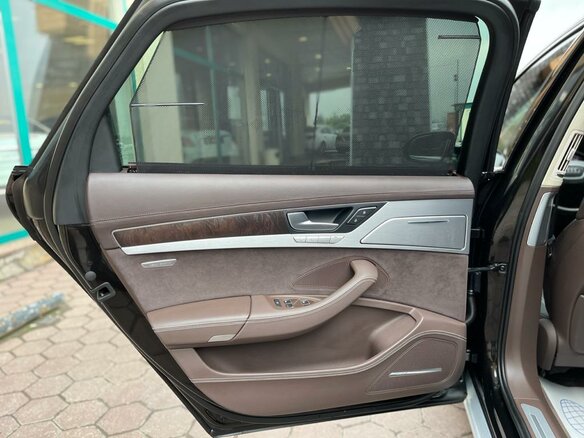 2013 Audi A8 Long III (D4) Рестайлинг, чёрный - вид 22