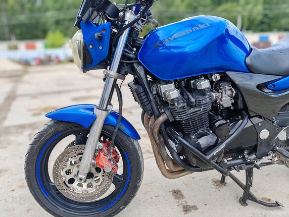 1999 Kawasaki ZR-7, синий, 210000 рублей - вид 11