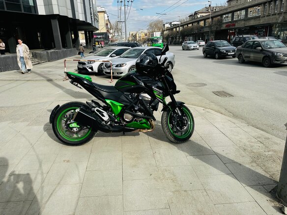 2012 Kawasaki Z 800, зелёный, 700000 рублей - вид 9